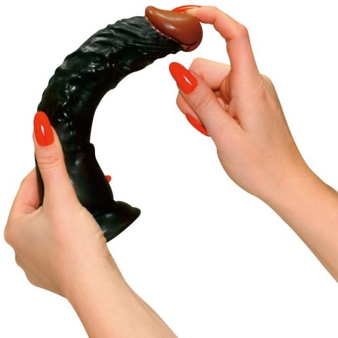 Dildo realistyczne wygięte European Lover 23 cm z ssącą podstawą