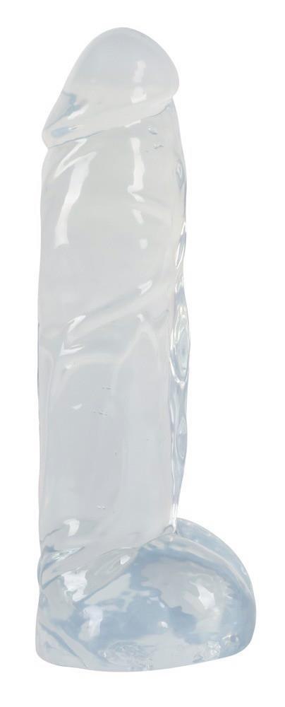 Dildo żelowe Crystal przezroczyste 23 cm średnica 5 cm
