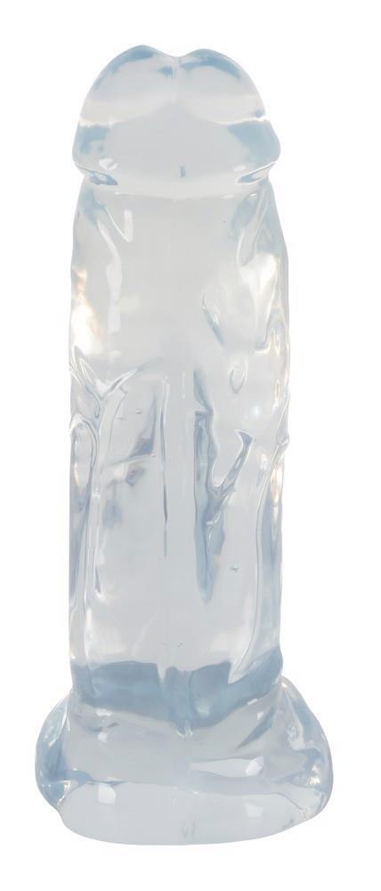 Dildo żelowe Crystal przezroczyste 23 cm średnica 5 cm