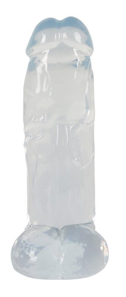 Dildo żelowe Crystal przezroczyste 23 cm średnica 5 cm