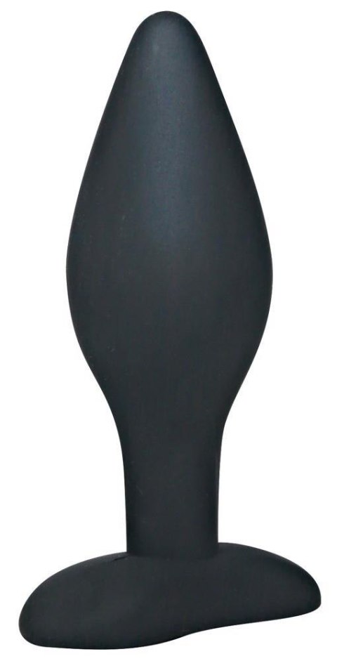 Korek analny silikonowy Black Velvets duży 12 cm