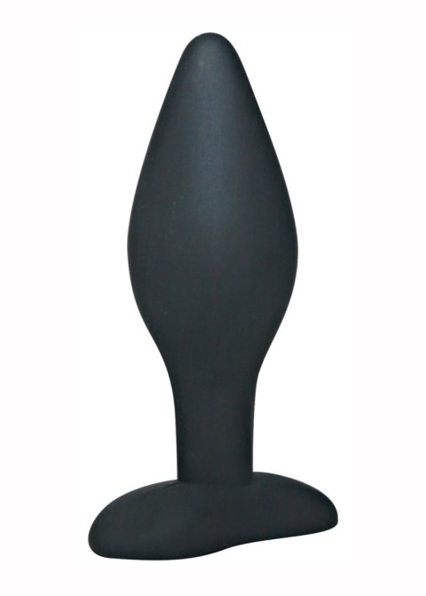 Korek analny silikonowy Black Velvets duży 12 cm