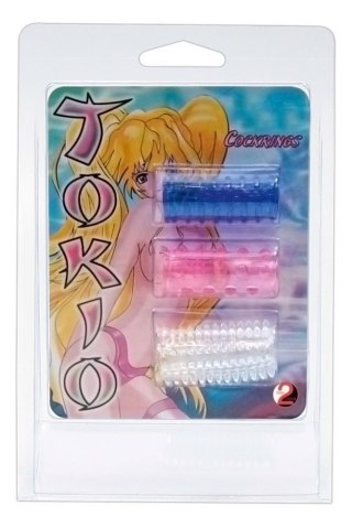 Silikonowe nakładki przelotowe Tokio You2Toys zestaw 3 4,5 cm