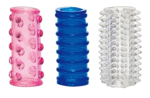 Silikonowe nakładki przelotowe Tokio You2Toys zestaw 3 4,5 cm