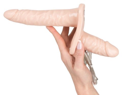 Strap on Duo z podwójnym wibratorem You2Toys 27 5 cm