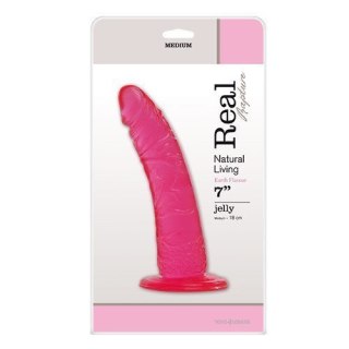 Dildo żelowe Real Rapture różowe 18 cm