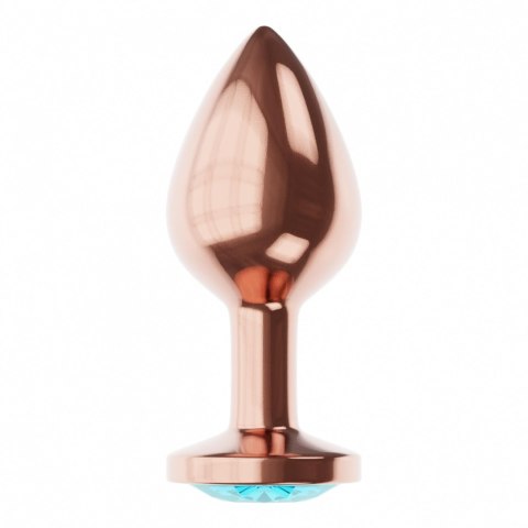 Korek analny Diamond Shine L Lola Games różowe złoto 8,3 cm