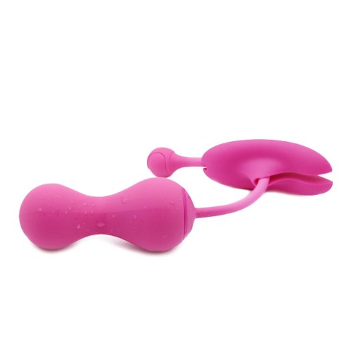 Kulki keglowe Magic Motion Kegel Master różowe z aplikacją