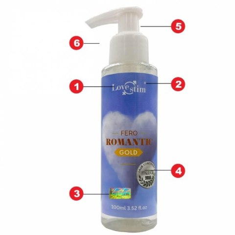 Olejek do masażu z feromonami LoveStim FERO ROMANTIC GOLD kokosowy 100 ml