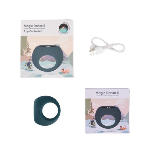 Pierścień wibrujący Magic Motion Dante II z aplikacją USB