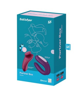 Pudełko partnera Satisfyer Double Joy Sexy Secret z aplikacją