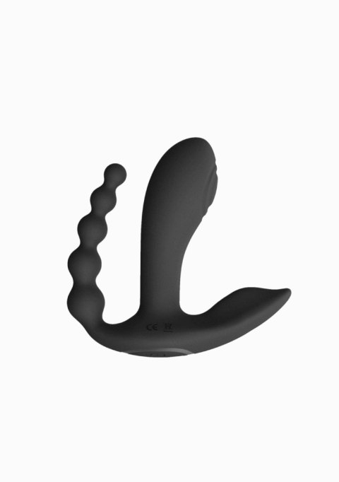 Wibrator analny silikonowy Vive Kata czarny z pilotem USB