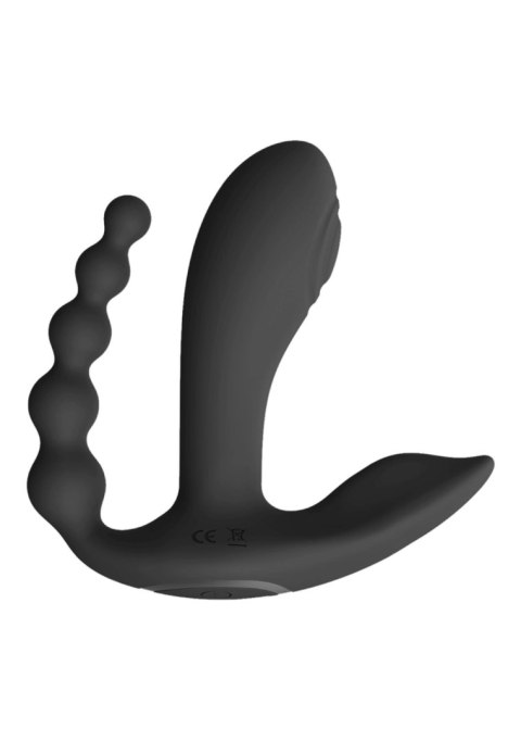 Wibrator analny silikonowy Vive Kata czarny z pilotem USB