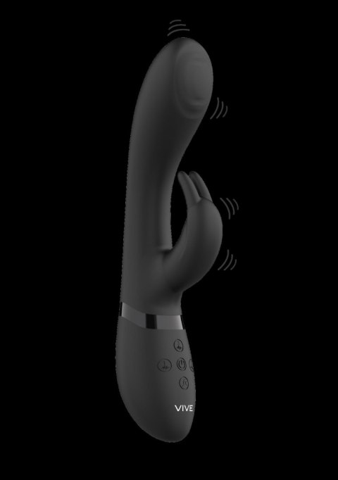 Wibrator króliczek Cato ShotsToys punkt G silikonowy USB czarny