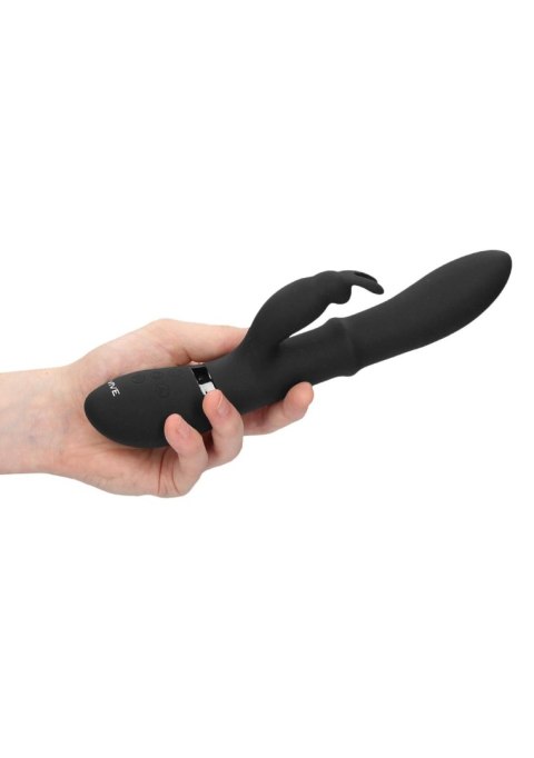 Wibrator króliczek VIVE Halo silikonowy czarny 14 cm USB