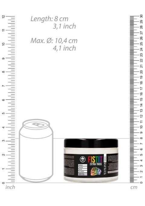 Żel do fistingu Fist It Extra Thick tęczowy 500 ml