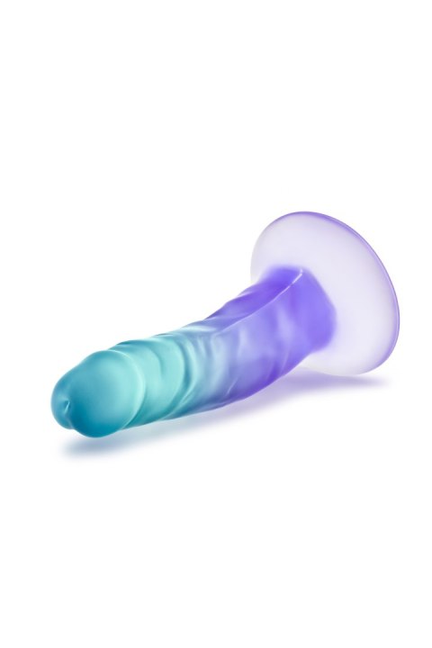 Dildo PVC B Yours Morning Dew szafirowy 13 cm