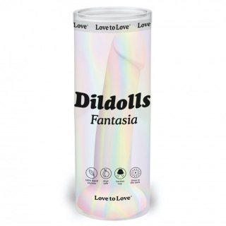 Dildo silikonowe realistyczne fosforyzujące DilDolls Fantasia
