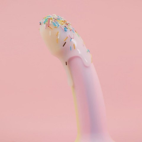 Dildo silikonowe realistyczne fosforyzujące DilDolls Fantasia