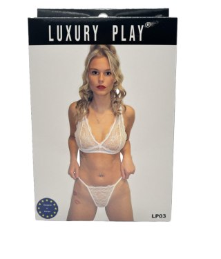 Komplet bielizny Luxury Play biały M