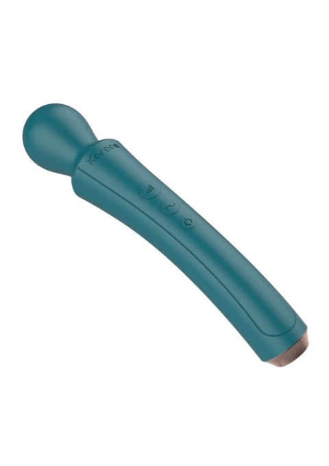 Masażer wibracyjny zakrzywiony XOCOON zielony 27 cm
