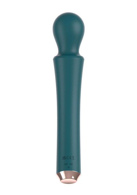 Masażer wibracyjny zakrzywiony XOCOON zielony 27 cm