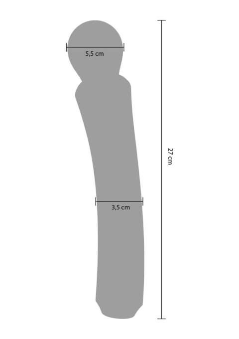 Masażer wibracyjny zakrzywiony XOCOON zielony 27 cm
