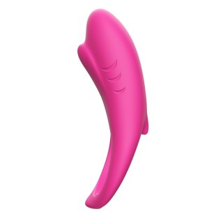 Pierścień erekcyjny wibrujący Shark silikonowy różowy USB