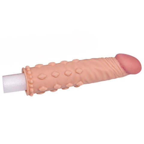Przedłużka na penisa Lovetoy realistyczna cielista 18 cm