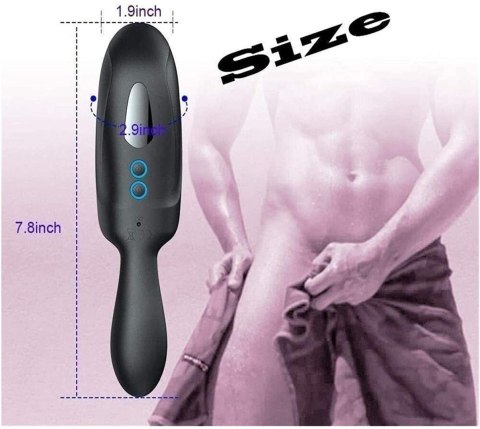 Regulowany masturbator z wibracją B Series Cute wodoodporny