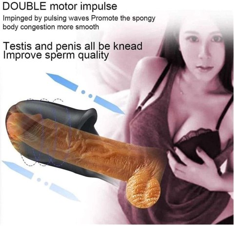 Regulowany masturbator z wibracją B Series Cute wodoodporny