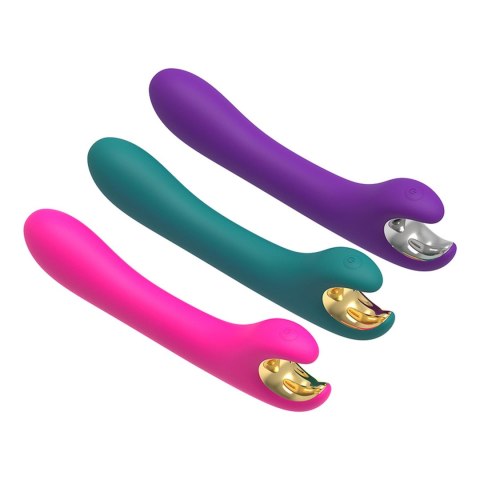 Stymulator łechtaczki Mermaid silikonowy fioletowy USB B Series Joy