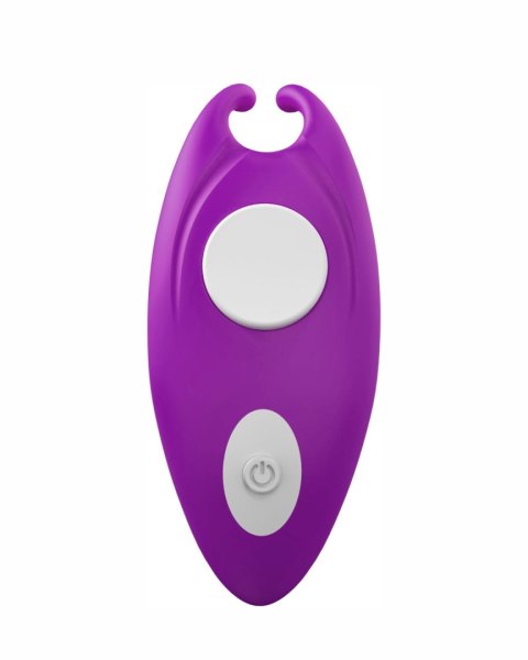 Stymulator łechtaczki do majtek Joy fioletowy z pilotem USB