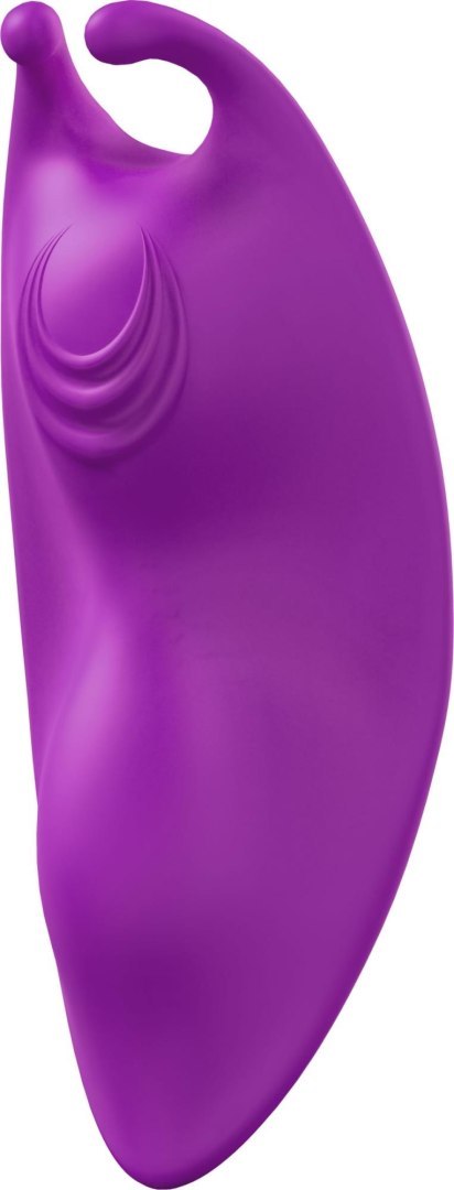 Stymulator łechtaczki do majtek Joy fioletowy z pilotem USB