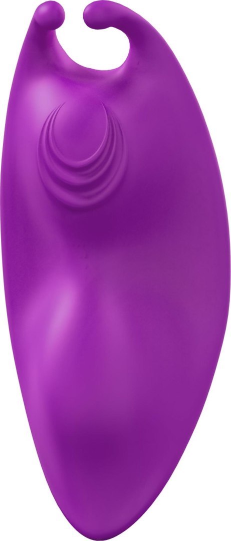 Stymulator łechtaczki do majtek Joy fioletowy z pilotem USB