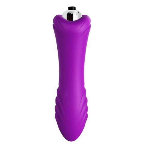 Wibrator bullet B Series Joy fioletowy 9 trybów silikonowy wodoodporny