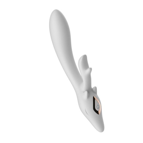 Wibrator króliczek silikonowy B-Series Joy biały 22 cm USB