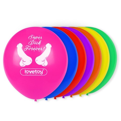 Balony panieńskie Super Dick Forever Lovetoy zestaw 7