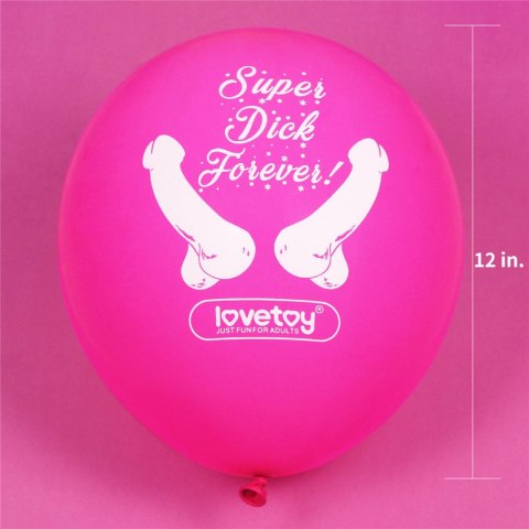 Balony panieńskie Super Dick Forever Lovetoy zestaw 7