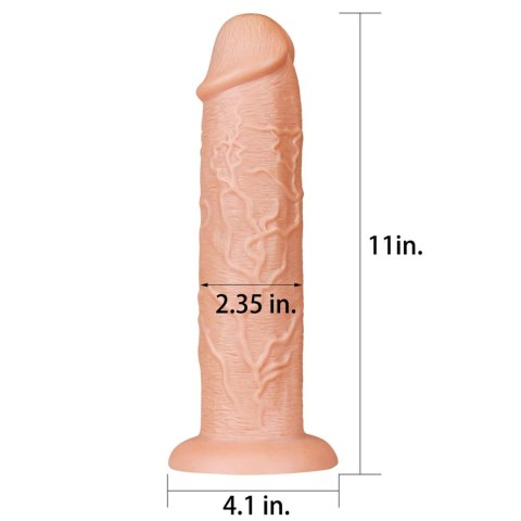 Dildo realistyczne Lovetoy 28 cm z przyssawką