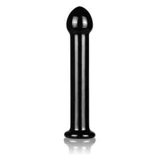 Dildo szklane Romance Lovetoy czarne 16 cm
