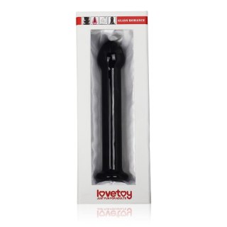Dildo szklane Romance Lovetoy czarne 16 cm