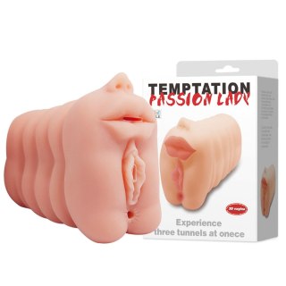 Masturbator Baile Passion Lady z trzema tunelami