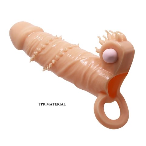 Przedłużka wibrująca na penisa Pretty Love Connor 17 cm