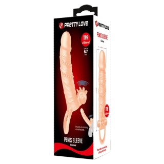 Przedłużka wibrująca na penisa Pretty Love Connor 17 cm