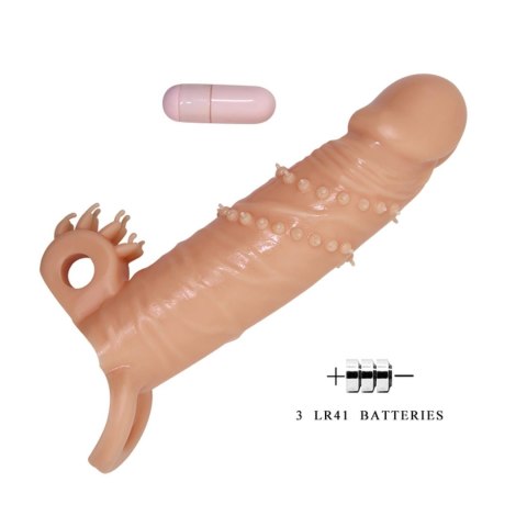 Przedłużka wibrująca na penisa Pretty Love Connor 17 cm