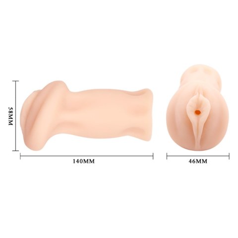 Realistyczna wagina masturbator Crazy Bull Ruby z wibracją
