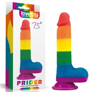 Realistyczne dildo Lovetoy Prider silikonowe 19 cm