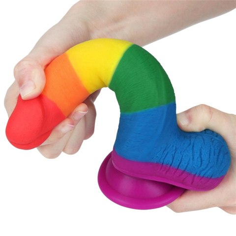 Realistyczne dildo Lovetoy Prider silikonowe 19 cm