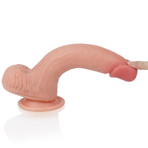 Realistyczne dildo dwuwarstwowe silikonowe Lovetoy 20.5 cm